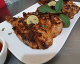 A picture of step 1 of Butterfly grilled chicken.