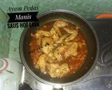 Foto langkah ke 8 dari resep Ayam pedas manis saus hot lava.