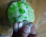 A picture of step 9 of Malai Khaja.