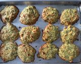 A picture of step 4 of Zucchini Pancakes.