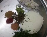 A picture of step 1 of Paneer paratha.