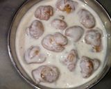 A picture of step 9 of Baghari dahi phulkiyan.