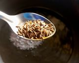 A picture of step 2 of Vegetable proso Millet one pot meal.