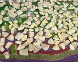 A picture of step 1 of Mango Pickle/ Avakaya.