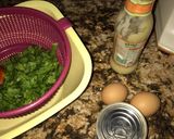 A picture of step 1 of Salad 2.