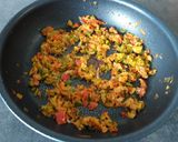 Foto del paso 2 de la receta Espaguetis de calabacín con gorgonzola y almendras