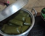 Foto langkah ke 7 dari resep Paes ketan pisang.