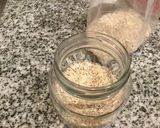 A picture of step 1 of Overnight oats : Tiramisu flavored.