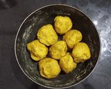 A picture of step 3 of Masala Poori (For journeys).