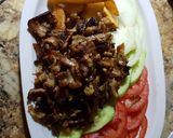 A picture of step 4 of Pork Gyro Plate.
