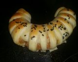 A picture of step 5 of Chicken Spiral bread.