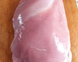 Tejszínes, póréhagymás, gombás pulykamell recept fázis 2 fotója