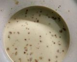 A picture of step 5 of Butter scotch rosogolla Panna cotta served in biscuit tart.