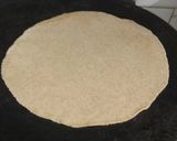 A picture of step 4 of Ragi roti.