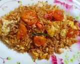 รูปขั้นตอนการทำที่ 1 ของ ข้าวผัดพริกเผาไข่เค็ม