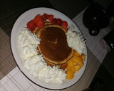 Foto del paso 8 de la receta: Tortitas sabor vainilla con frutas