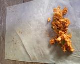 A picture of step 6 of Tikka roll.