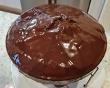 Foto del paso 9 de la receta Bizcocho de leche con cobertura de chocolate