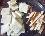 A picture of step 2 of Shahi Tukda Creamy Toast Sandwich.