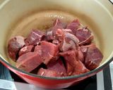 Une image de l'étape 1 de Boeuf à la bière.