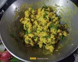 A picture of step 7 of Cornmeal Khichu / Makai Nu Khichyu.