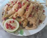 صورة لخطوة 1 من وصفة ملفوف مع حب رمان