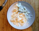 A picture of step 6 of Pasta with broad beans and ricotta.