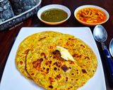 🌿 प्रोटीन से भरपूर हरे मूंग दाल के स्वादिष्ट पराठे 🫓✨ रेसिपी चरण 7 फोटो