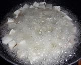 A picture of step 2 of Chhena murki.