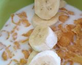 A picture of step 1 of BananaReceipe#themechallenge.