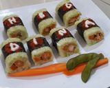 Foto langkah ke 6 dari resep Edamame sushi.