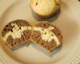 Une image de l'étape 5 de Muffins marbré vanille café.