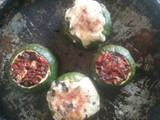 Zapallitos rellenos con verduras