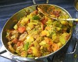 A picture of step 4 of Bhog Khichdi.