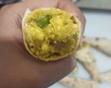 A picture of step 3 of Chapati corns.