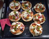 A picture of step 4 of Pizza buns.