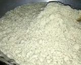 A picture of step 2 of Cashew burfi.