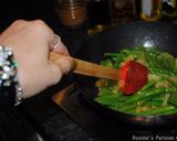 A picture of step 8 of Green bean stew with beef.