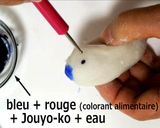 Une image de l'étape 8 de Bébé de veau marin -Jouyo Manyu (Wagashi).