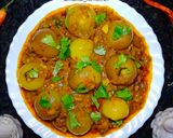 A picture of step 7 of Whole Onion Sabji.