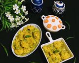 A picture of step 8 of Jal Bhara Chichinga / Steamed fritters in Snake Gourd curry.