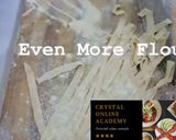 A picture of step 3 of Making fresh pasta(spaghetti).