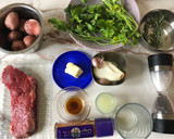 Foto del paso 1 de la receta: Filete de res al perejil con papas