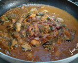 Foto del paso 7 de la receta: Mejillones en salsa, con toque de grasse de canard y jamón