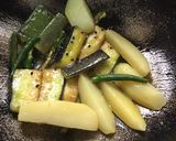 A picture of step 3 of Fish Potato Curry.