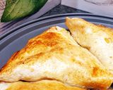 Une image de l'étape 6 de Pizzas 🍕 wrap en triangles 😋 au poulet cheddar.