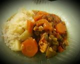 Foto del paso 3 de la receta: Pollo a la cacerola & arroz saborizado 🍜🍴