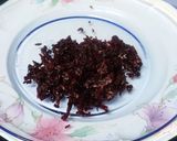 A picture of step 2 of Beetroot sabudana halwa.