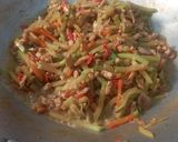Foto langkah ke 5 dari resep Oseng Tempe Labu Siam Simple.