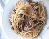 Foto del paso 5 de la receta: Tallarines con champiñón